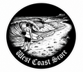 West Coast Score Surf Sticker